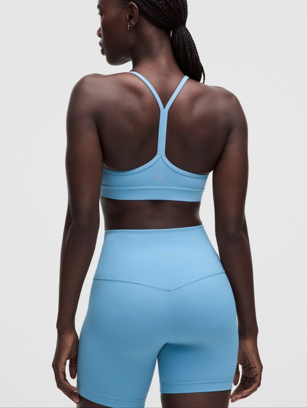 NWT Lululemon Flow Y Nulu Light Support In Dreamy Blue SZ 8